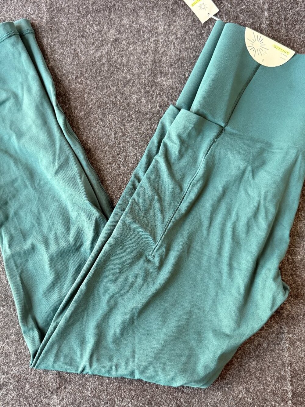 NWT Offline by Aerie Real Me Xtra High Rise Leggings Small Green